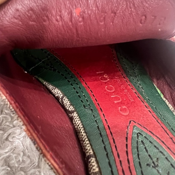 Gucci Multicolor GG Canvas Princetown Horsebit Tian Print Mules - Picture 12 of 12